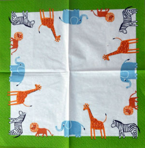 Serviettes en papier · Serviettes Papier
