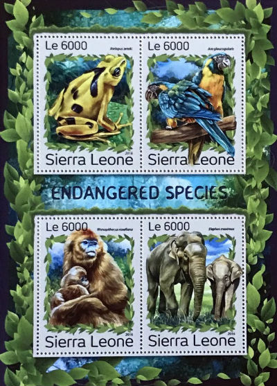 Timbres · Sierra Leone