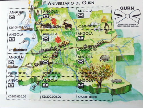 Timbres · Angola