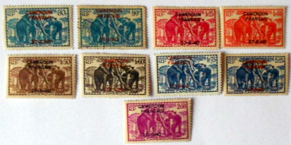 Timbres · Cameroun Francais