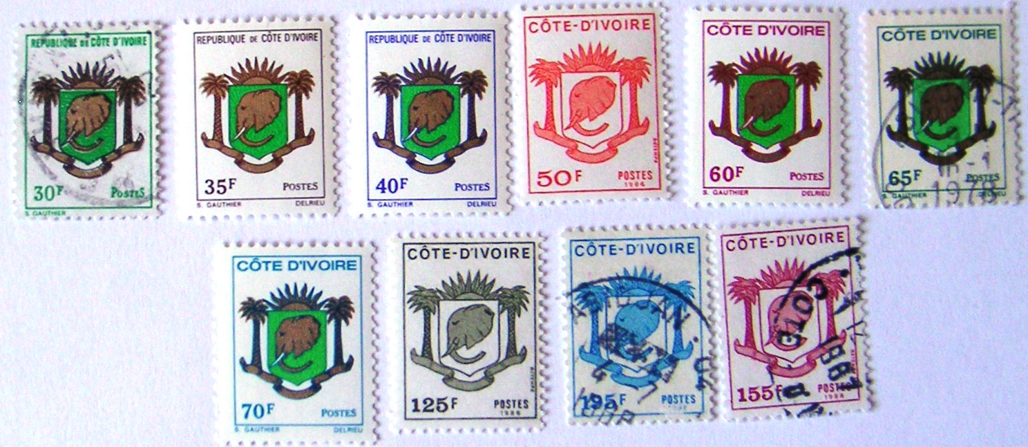 Timbres · Cote D'ivoire