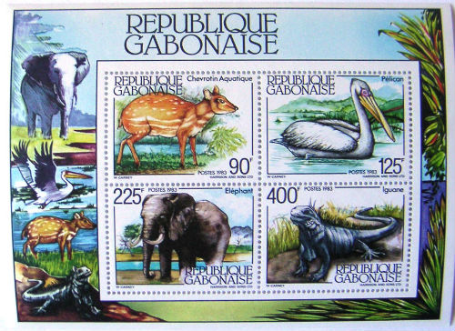 Timbres · Gabon