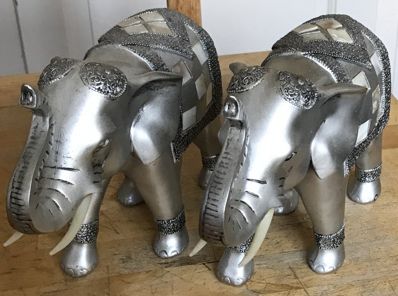 Diverses matières · Ceramique avec strass · couple en ceramique