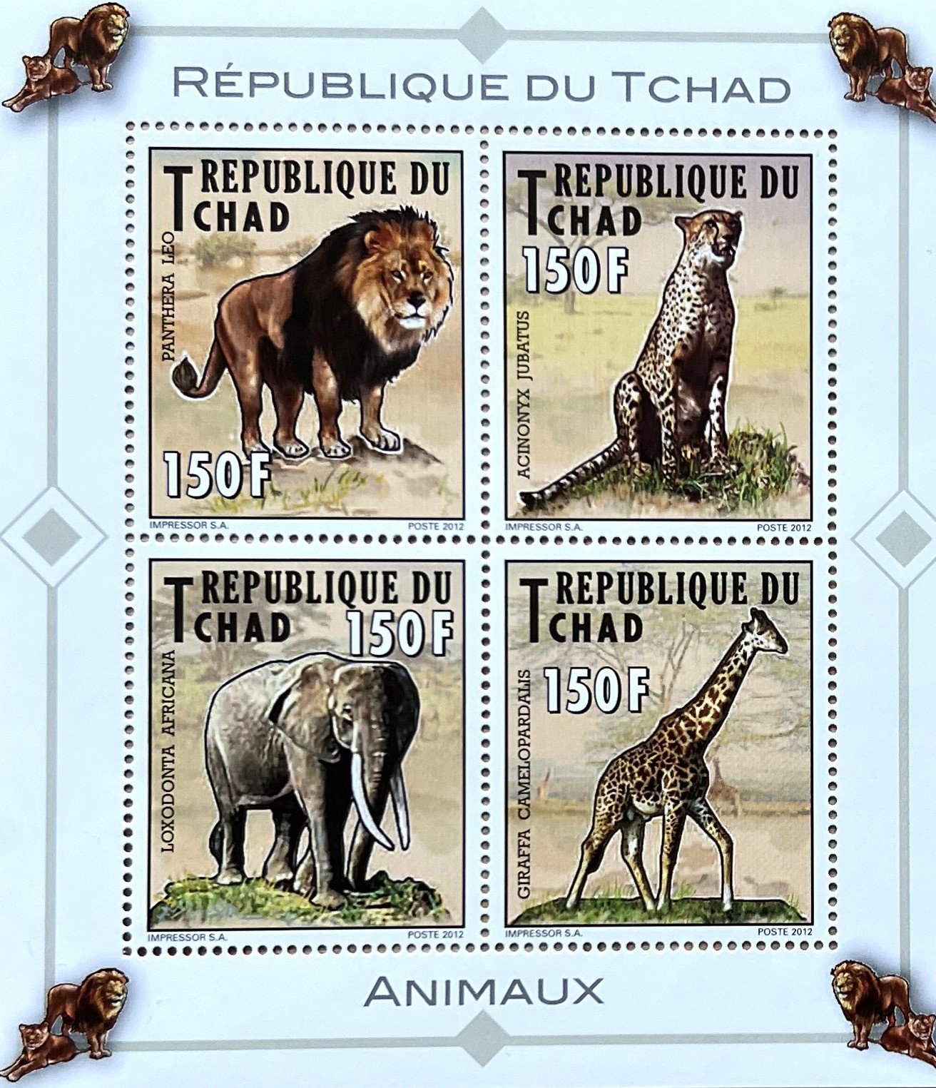 Timbres · Tchad