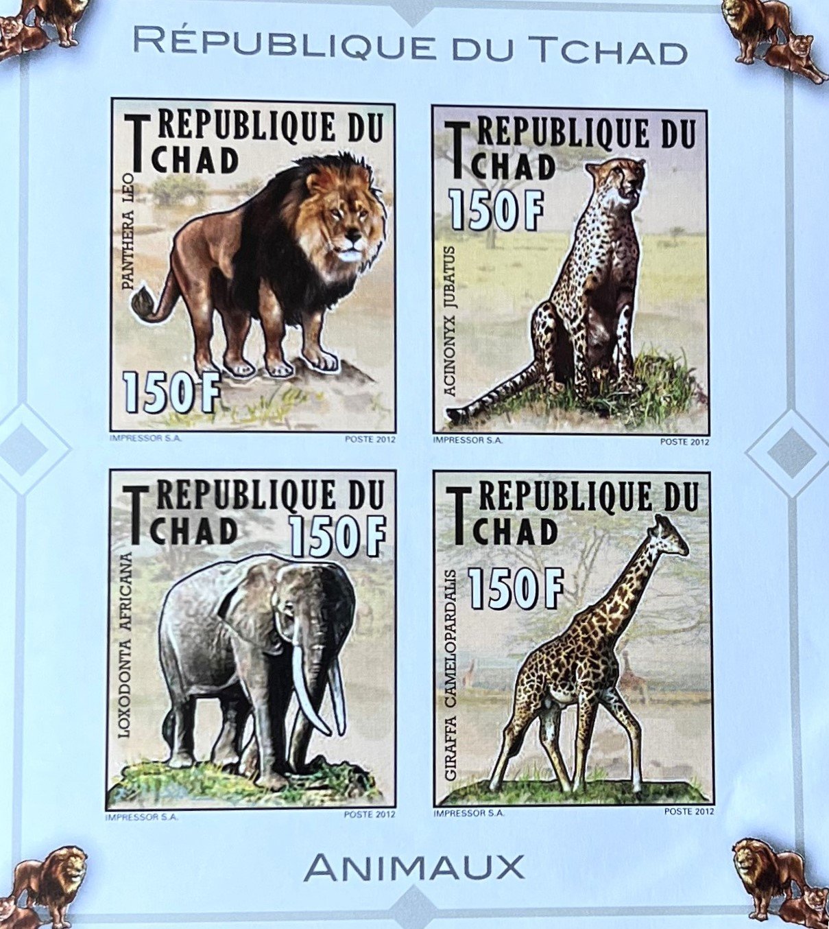Timbres · Tchad