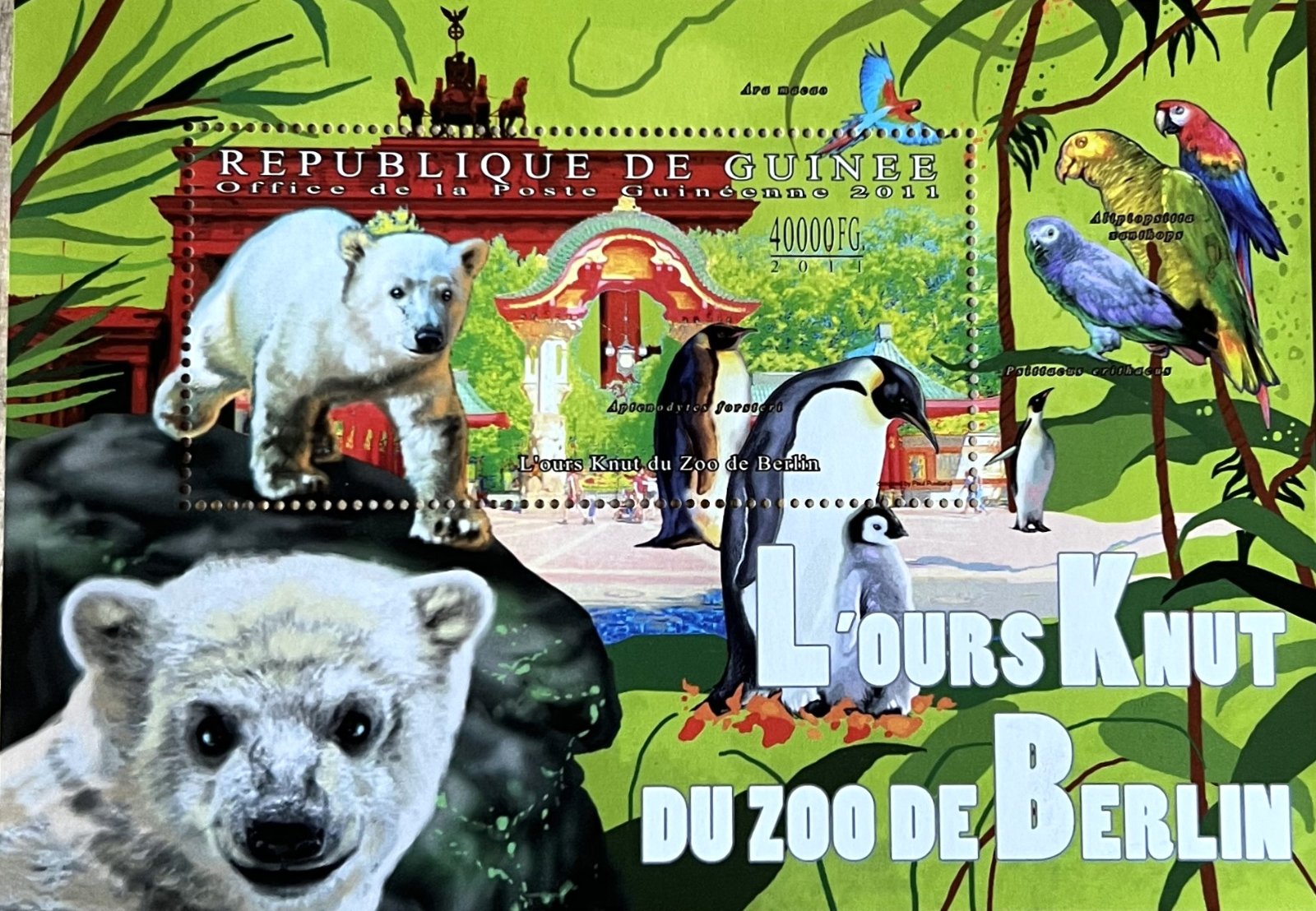 Timbres · Guinee · Porte du Zoo de Berlin