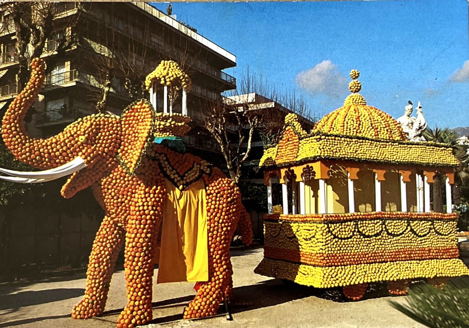 Cartes · Cartes postales Art · Fête des oranges et citrons Menton France