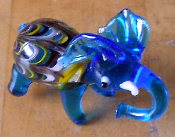 Diverses matières · Elephants EN Verre - Crystal