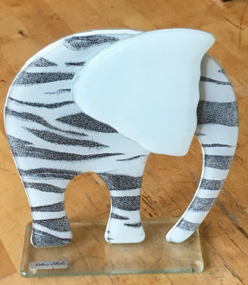 Diverses matières · Elephants EN Verre - Crystal